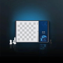 Chessnut Evo board with LED accents for enhanced night play