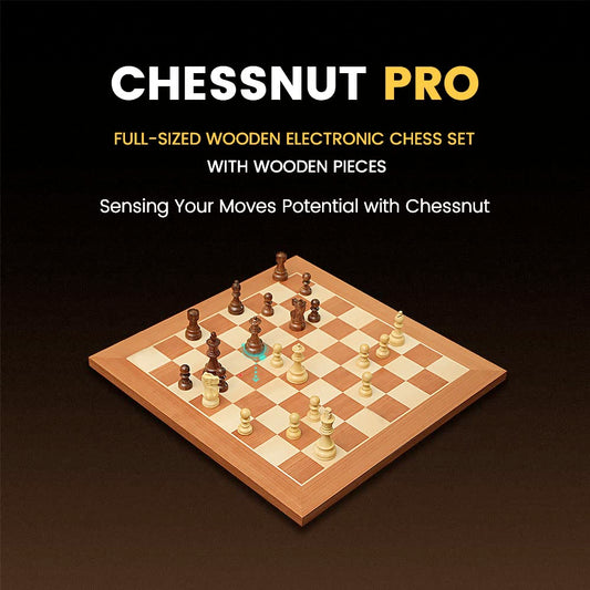 Chessnut Pro AI full piece recognition demonstrates automatic detection during play
