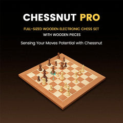 Chessnut Pro AI full piece recognition demonstrates automatic detection during play