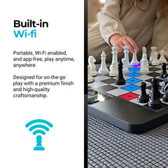 ChessUp 2 AI coach adjusts guidance to match player level.