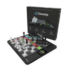 ChessUp 2 board glowing with move options for quick learning.