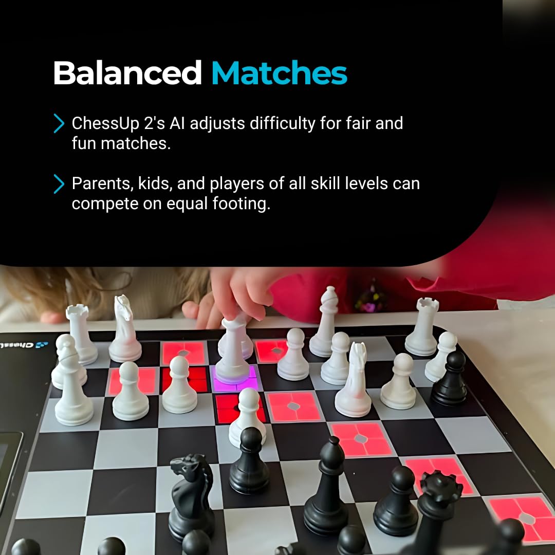 ChessUp 2 connects to online chess platforms via built-in WiFi.