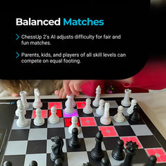 ChessUp 2 connects to online chess platforms via built-in WiFi.
