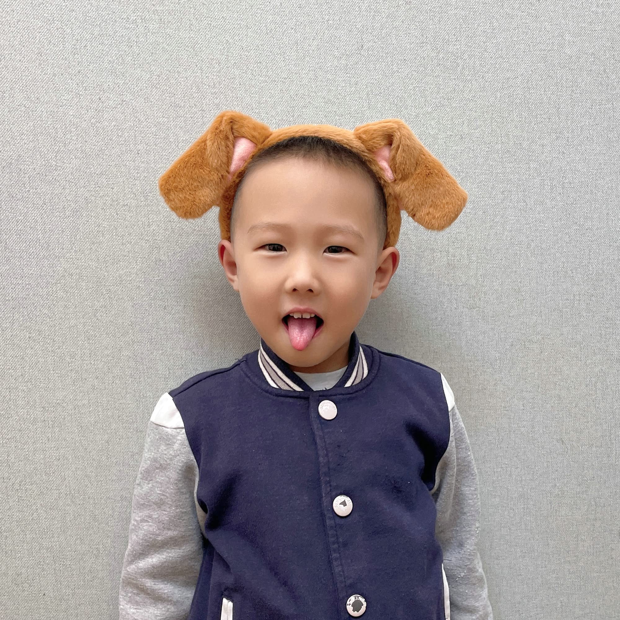 CHEU brown dog ears headband ideal for parties, pretend play, or Halloween costumes