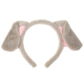 CHEU Dalmatian headband with gray ears, ultra-soft fabric for comfortable pretend play