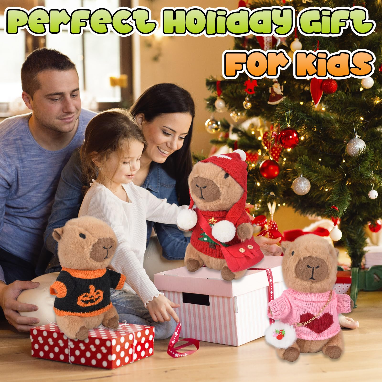 ChezMax capybara plush bags and scarf add versatile accents for outfits