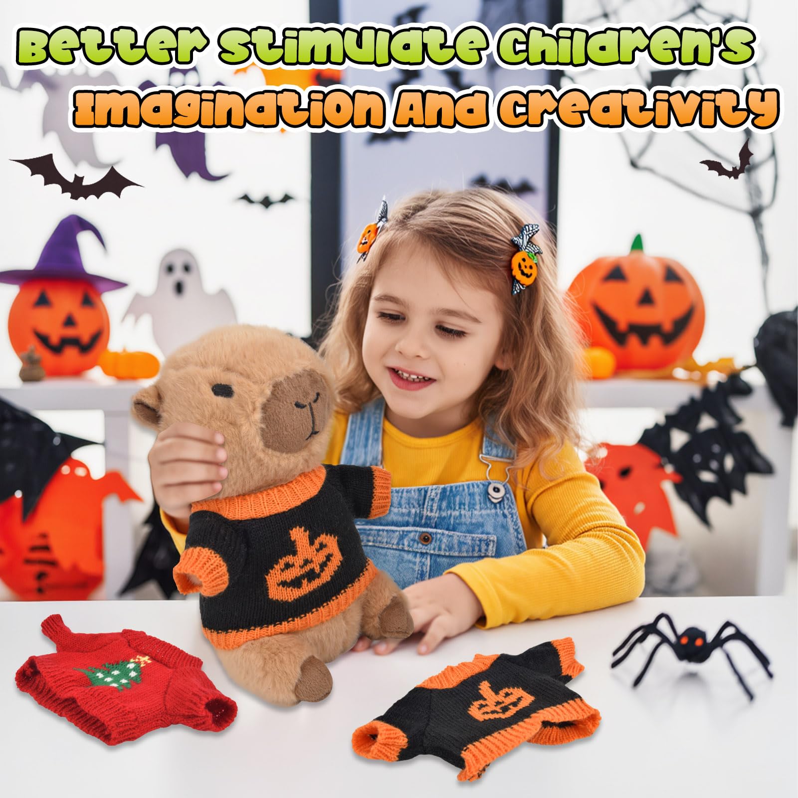 ChezMax capybara plush hat accessory ready for quick makeover
