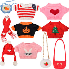 ChezMax capybara plush wearing Halloween sweater for festive pretend play