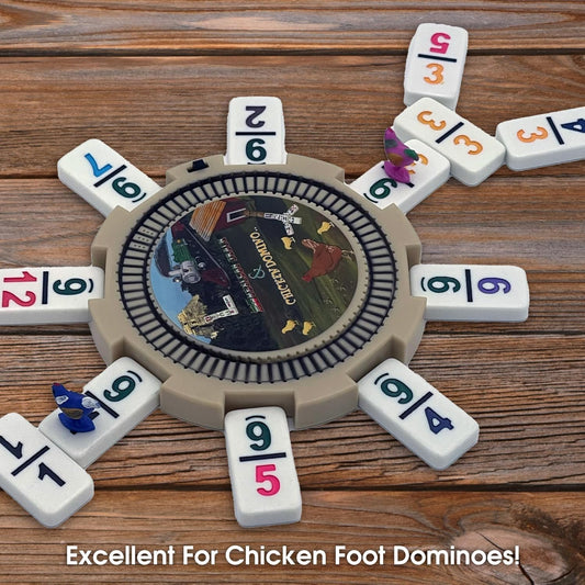 CHH chicken markers close-up varied colors show vivid visibility on tabletop.