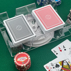 CHH card holder displaying wide and narrow cards clearly