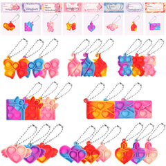CHHOEAV rose-design pop keychain perfect for classroom gifts