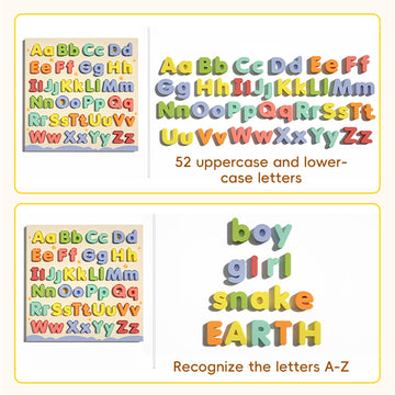 CHHQLZS wooden alphabet puzzle supports screen-free, quiet learning moments.