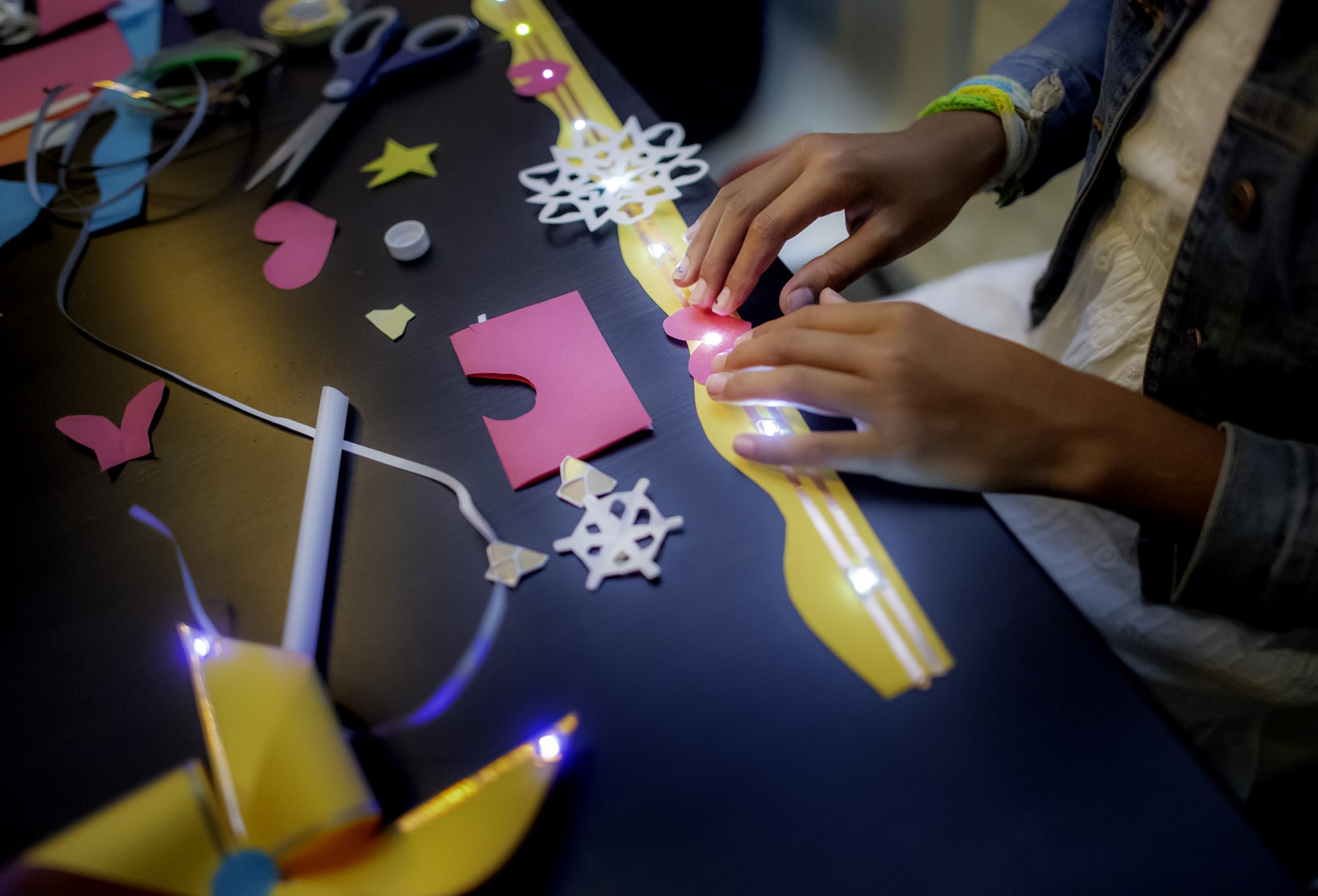 Chibitronics education-friendly stickers support beginner electronics learning