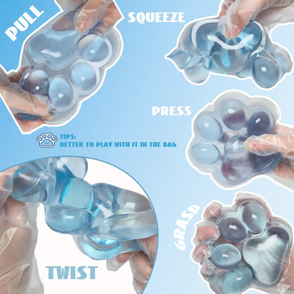 Chicooan cat paw décor squishy doubles as a desk accent and relief tool.
