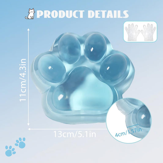Chicooan transparent blue squishy texture ideal for calming fidget sessions.