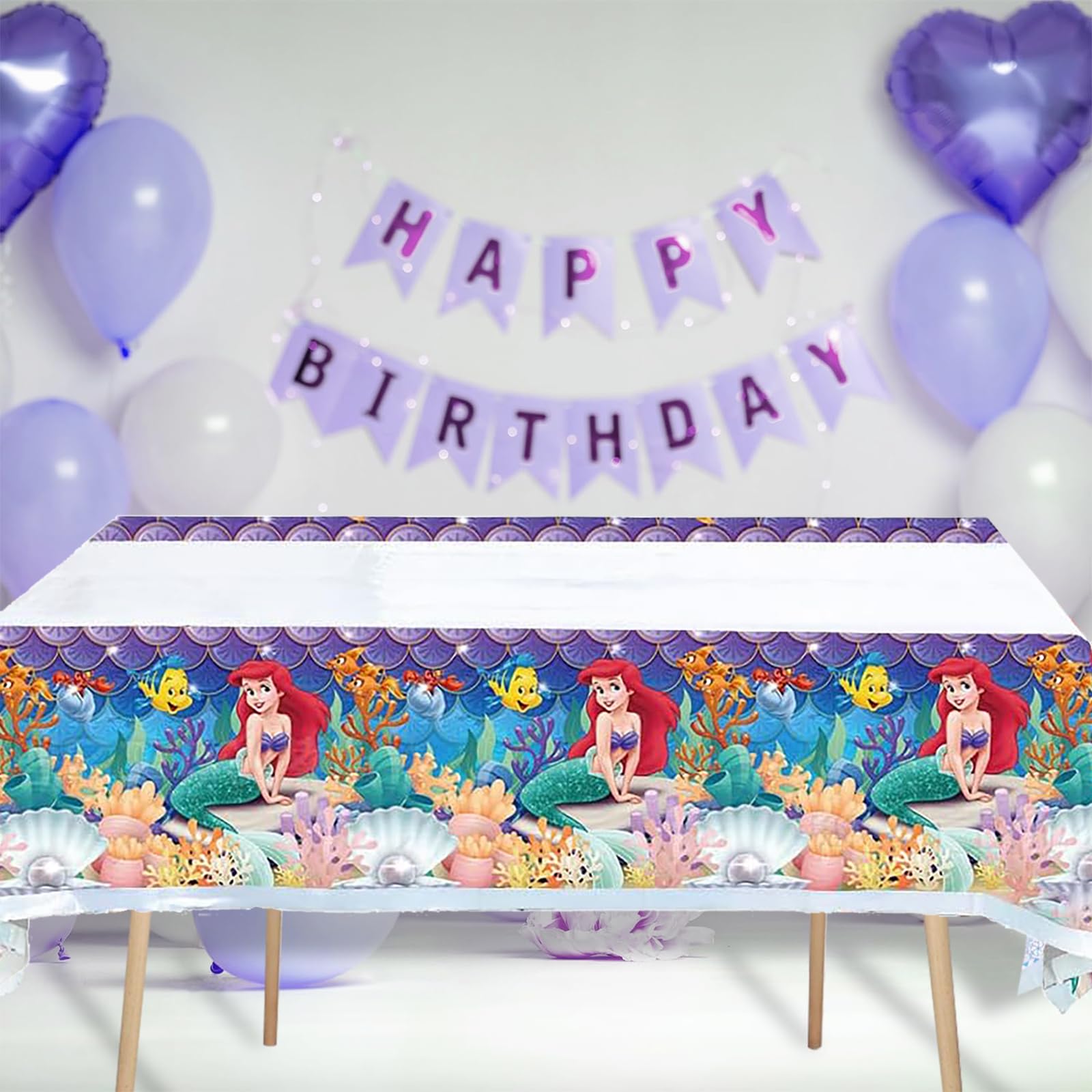 ChicRosa two-pack table covers provide practical party decor value