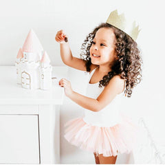 Child to Cherish glazed princess bank has a glossy finish that cleans easily.