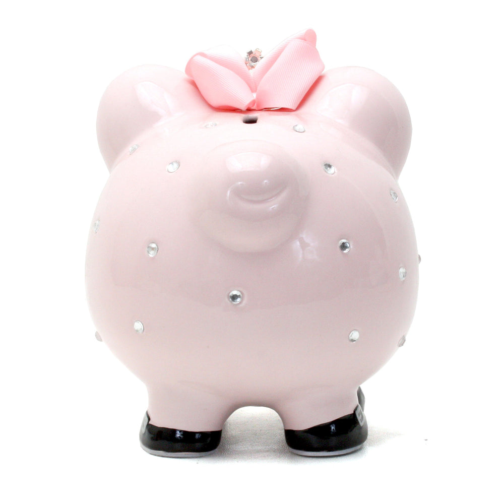 Child to Cherish piggy bank princess coin slot—wide for standard coins and tokens