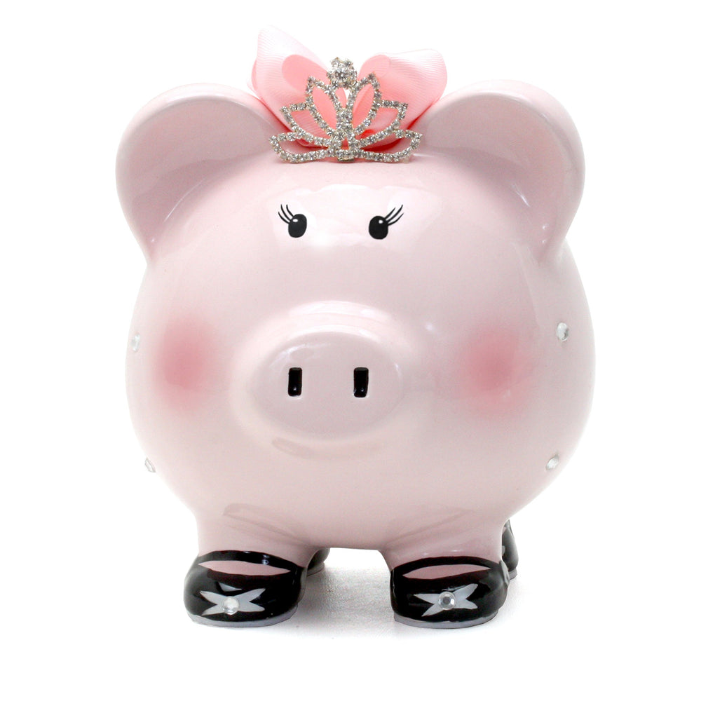 Child to Cherish piggy bank princess rubber plug—secure coins inside safely