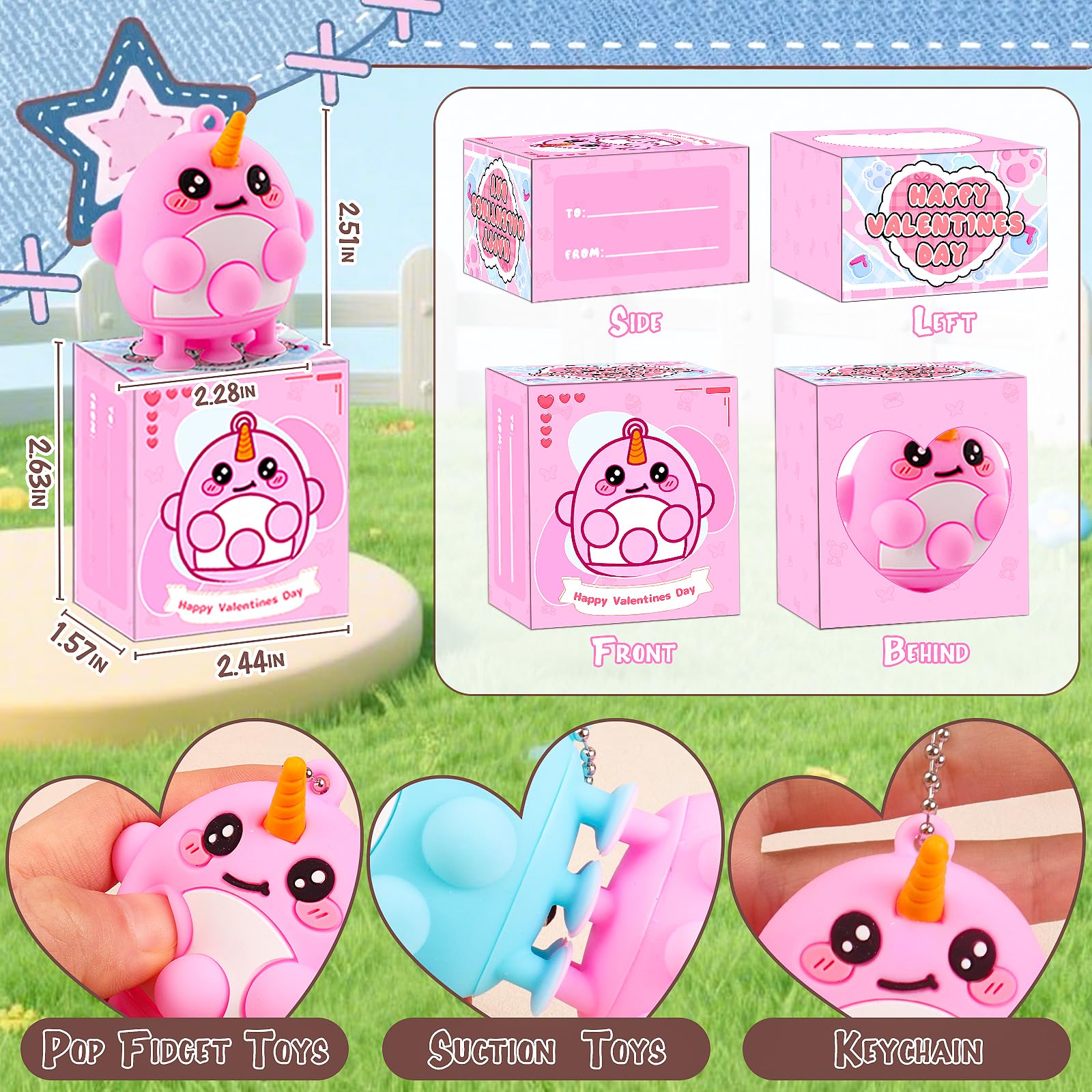 ChildFun 3D animal pop toys close-up showing silicone texture and durability