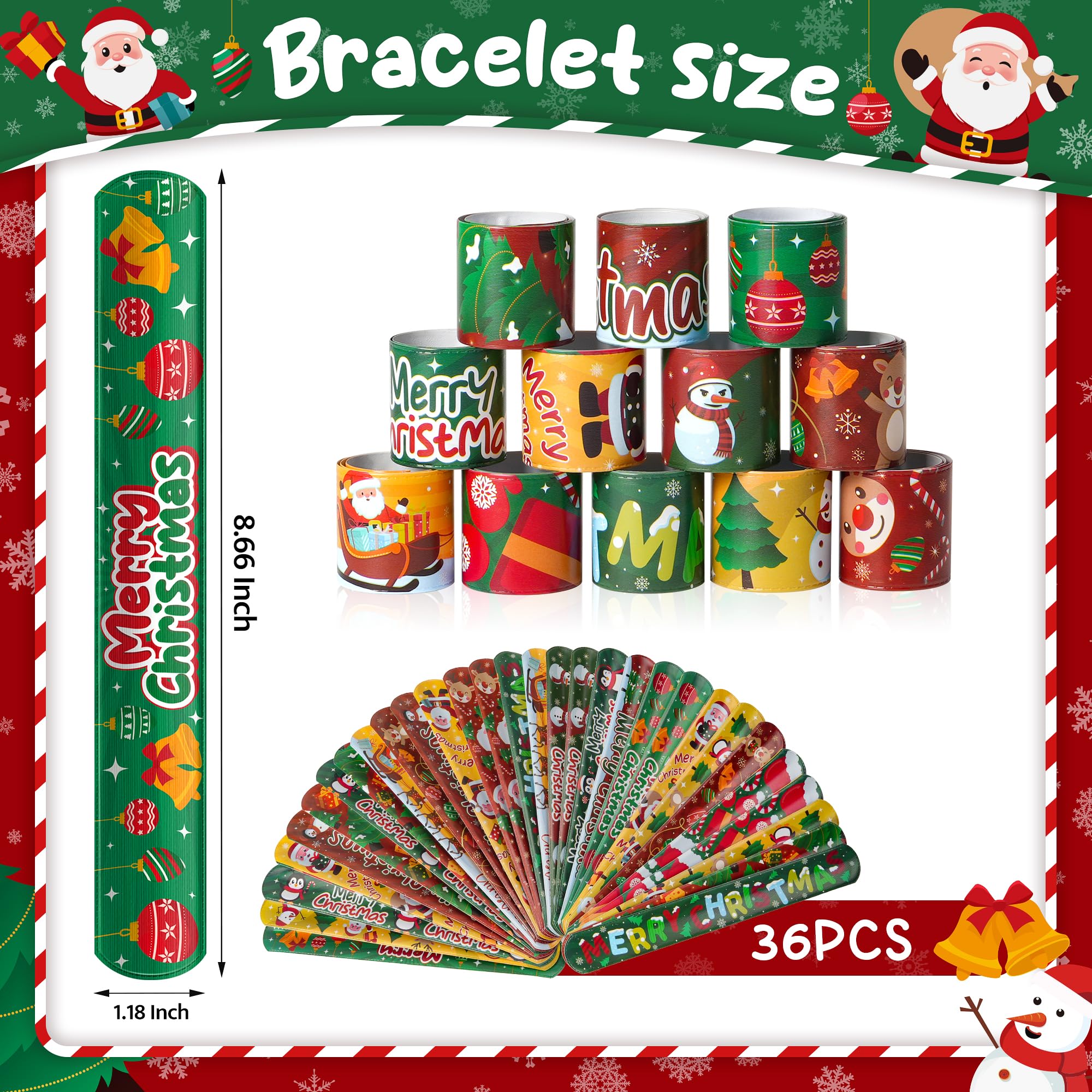 Childom reindeer slap bracelet, charming seasonal accessory for events.