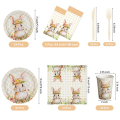 Childom Easter knives and forks provide sturdy dining options.