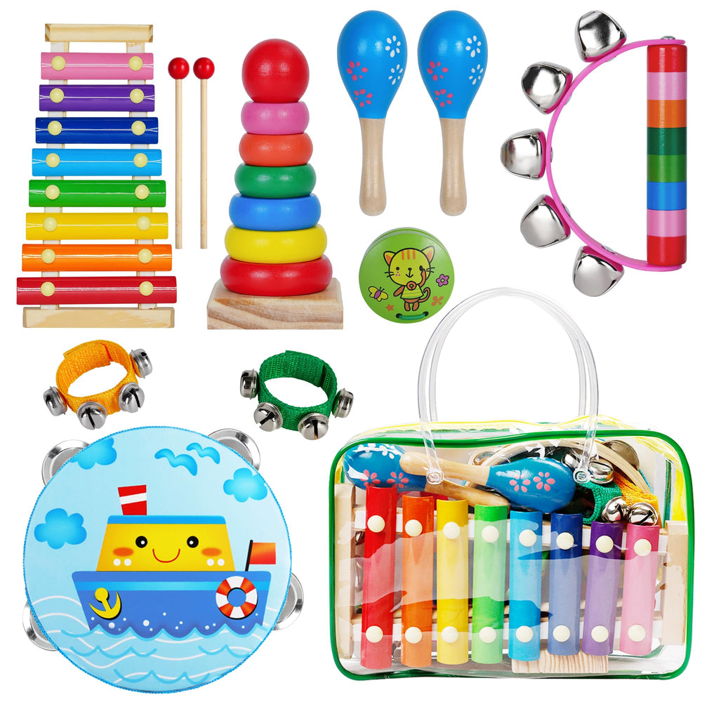 Childom xylophone for toddlers with bright colors to boost early rhythm and coordination