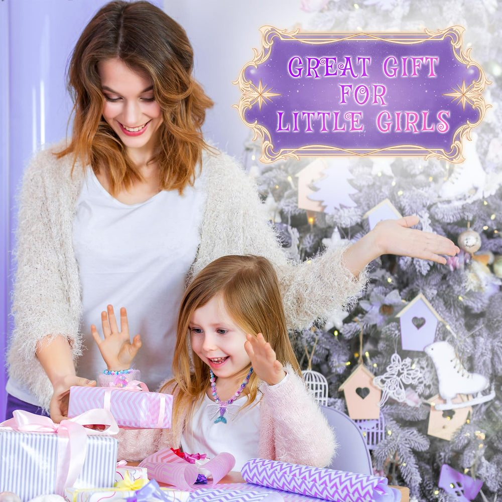 Chillife mermaid jewelry set display supports easy party planning