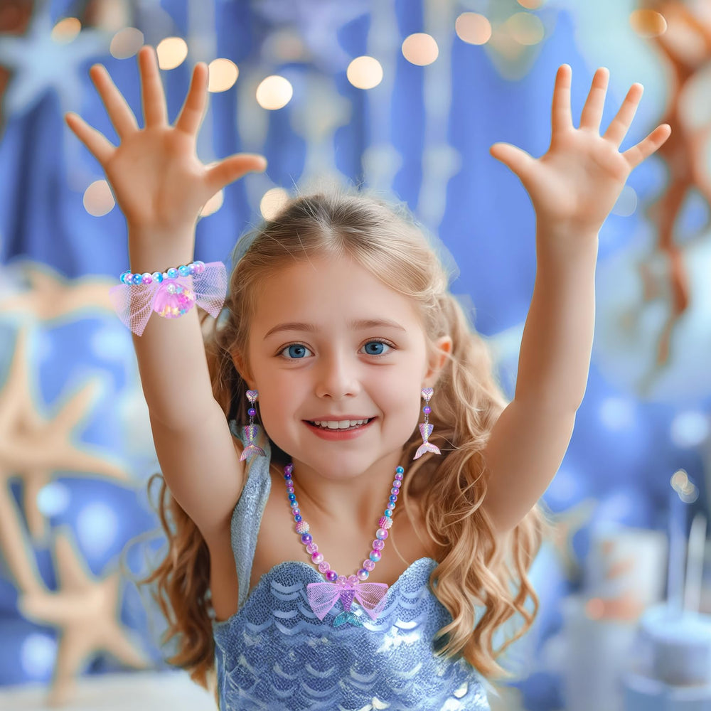 Chillife organza bag stores all mermaid pieces neatly after adventures