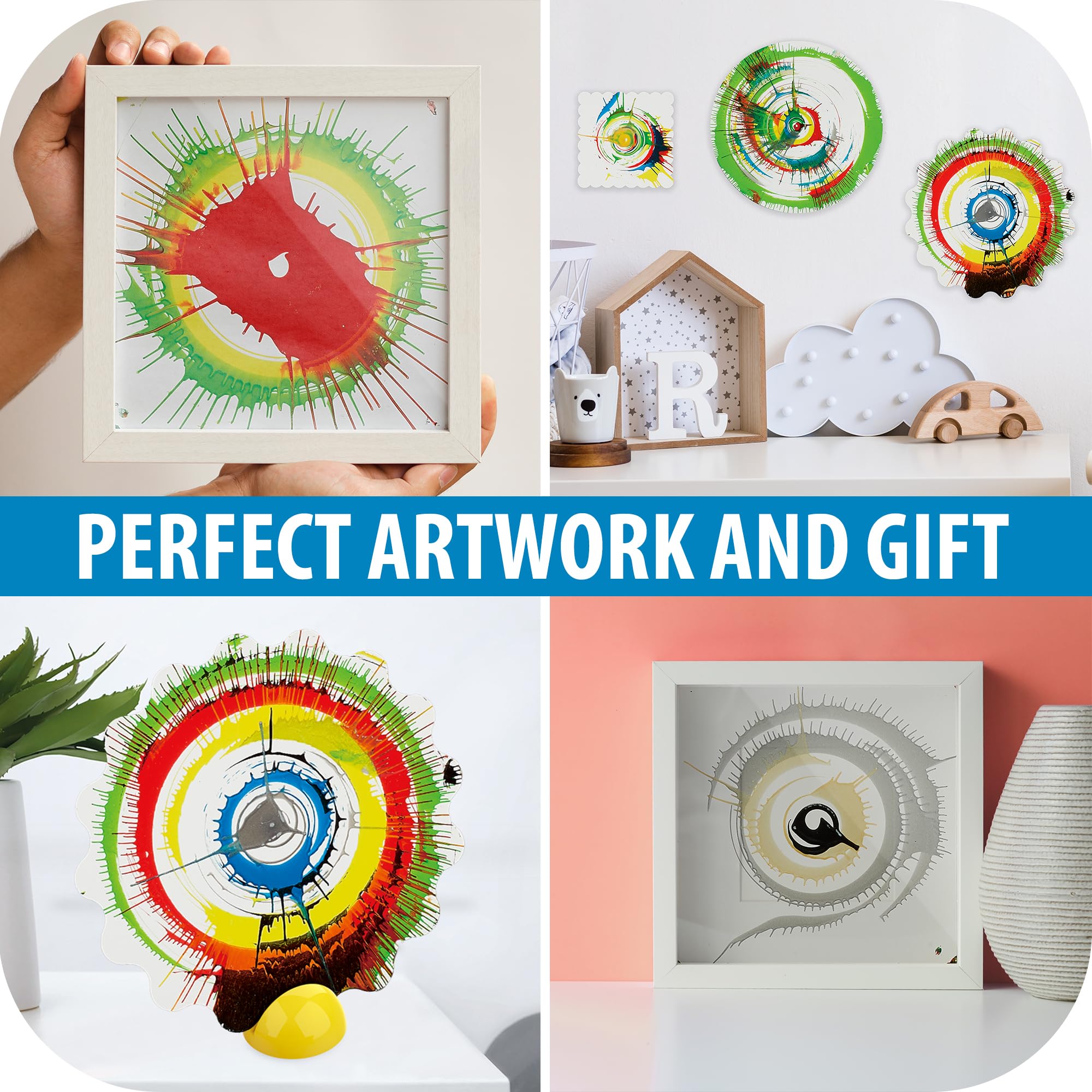Chilpals Display Stand for Artwork turns finished pieces into kid-friendly room decor.