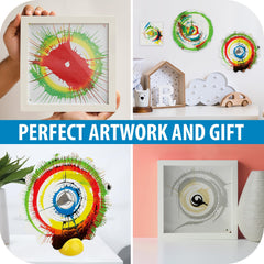 Chilpals Display Stand for Artwork turns finished pieces into kid-friendly room decor.