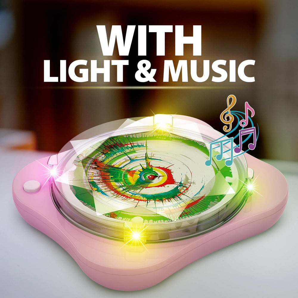 Chilpals spin art machine lights and music enhance creativity