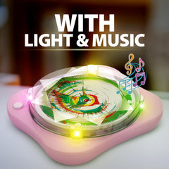 Chilpals spin art machine lights and music enhance creativity