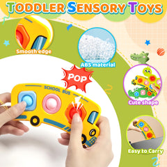 Chilvil 3PC Fidget Popper Crocodile design supports tactile exploration and focus.