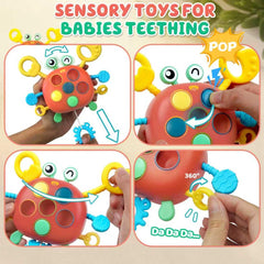 Chilvil bubble squeezing and bead rolling boost fine motor skills.