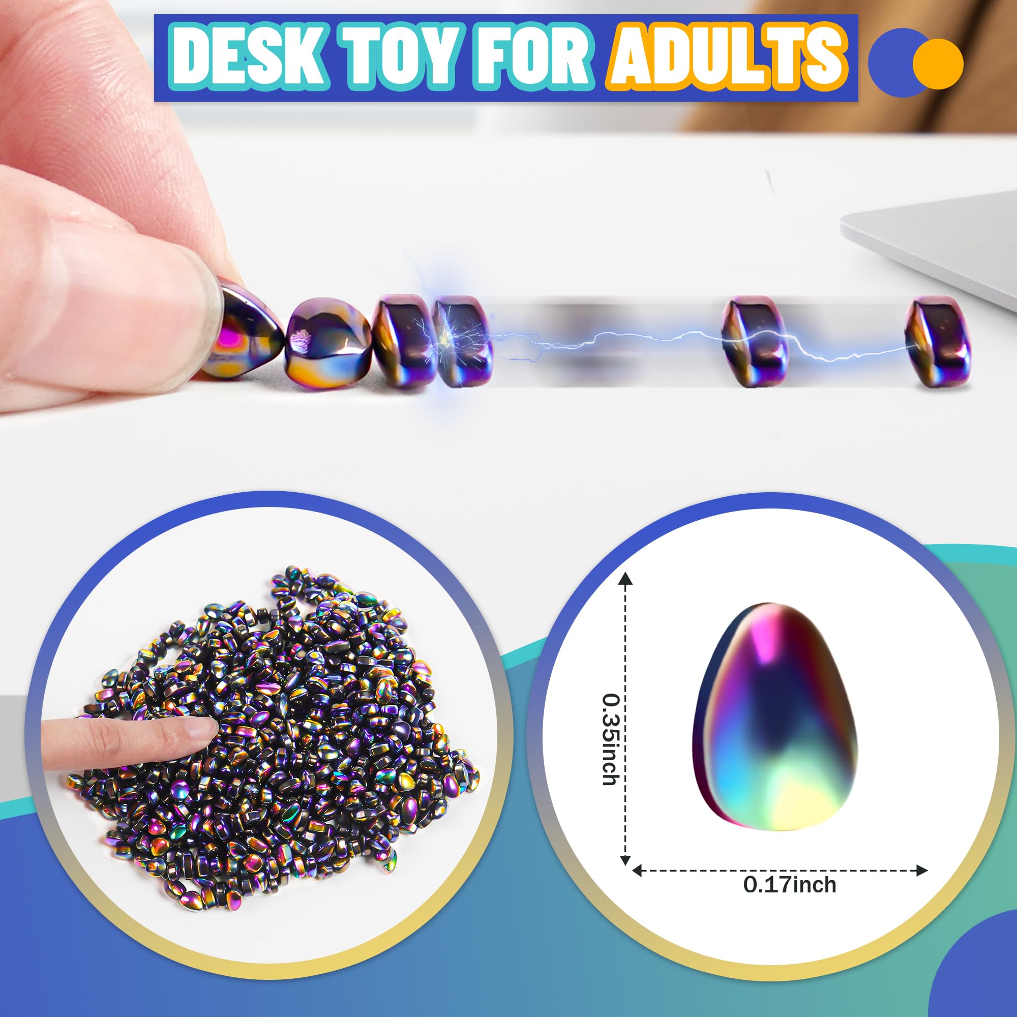 Chilvil fidget balls provide tactile squish for focused work.