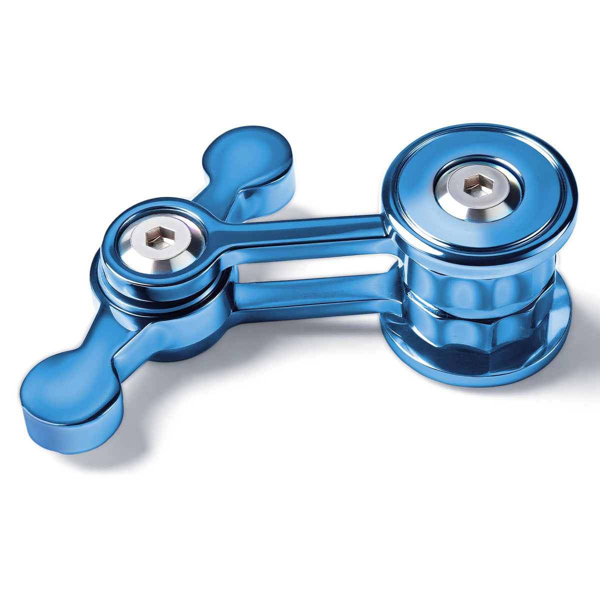 Chilvil fidget spinner adults blue, smooth blue finish for focused work.