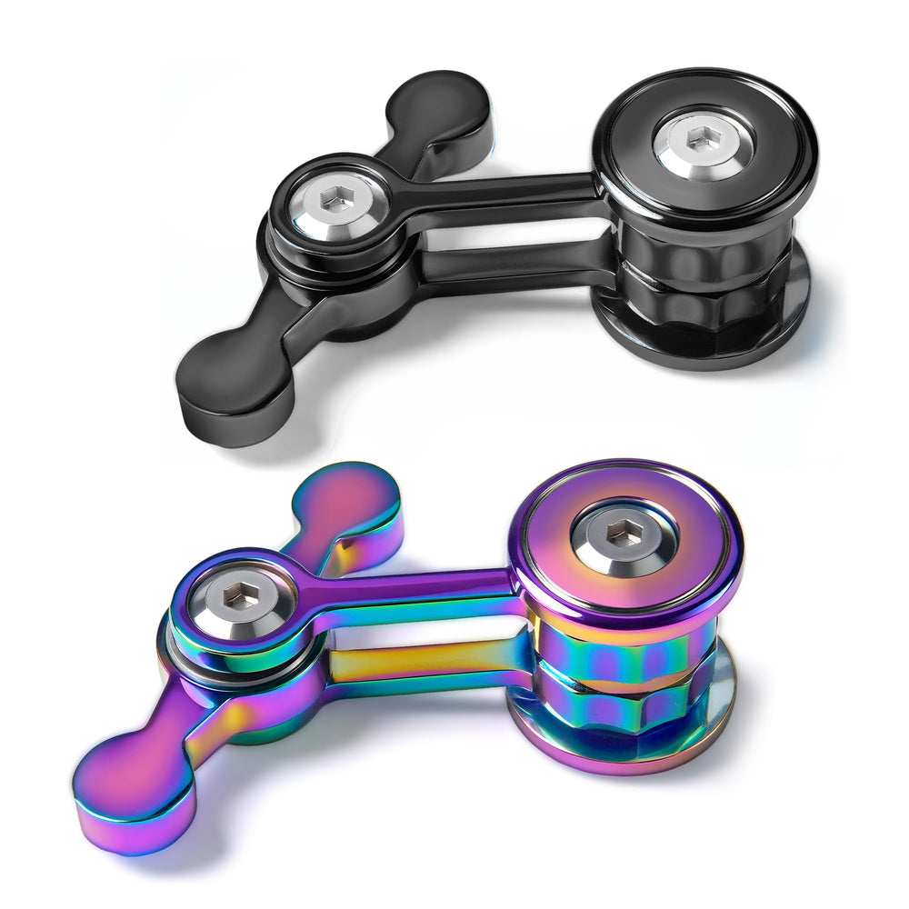 Chilvil fidget spinner for adults, metal quiet spin ideal for focused work.