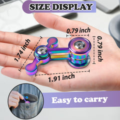 Chilvil fidget spinner adults purple desk setup for quick breaks and focus.