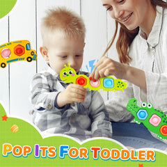 Chilvil flipable-bubbles popit toy for doubled play opportunities