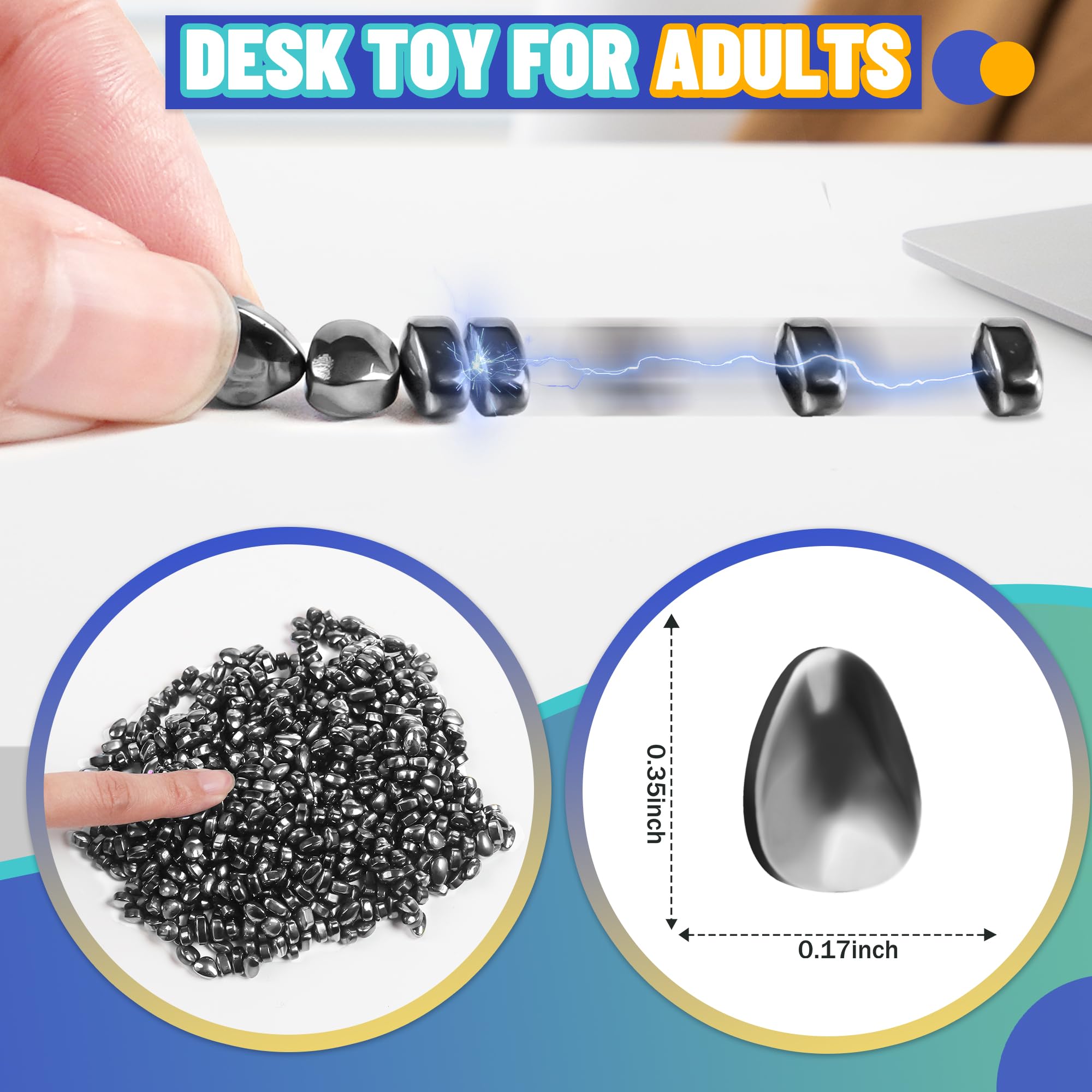 Chilvil beads offer a smooth, cool sensory experience.