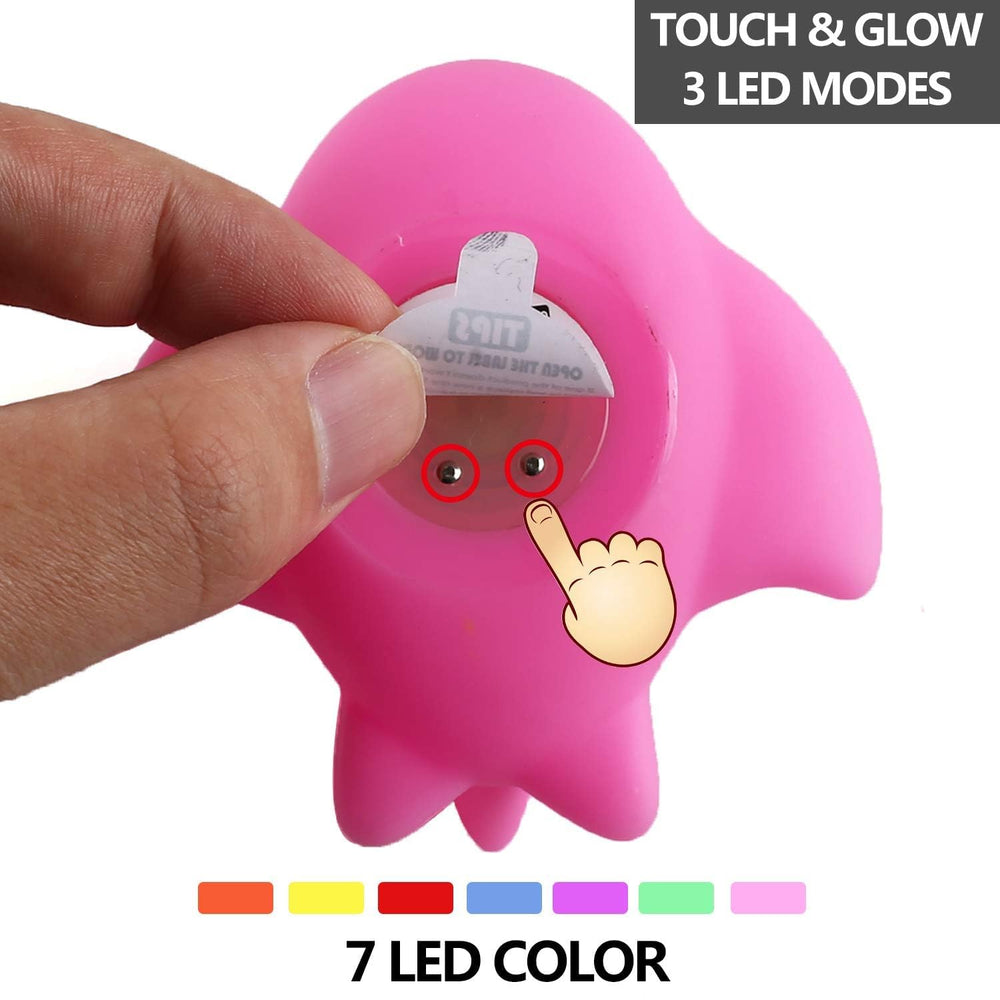 CHIMAGER airplane bath toy lights up for flight-inspired bath time
