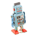 CHIMUYU wind-up robot front view for retro desk decor and collection