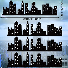 Chinco black skyscraper cake topper enhances party centerpiece