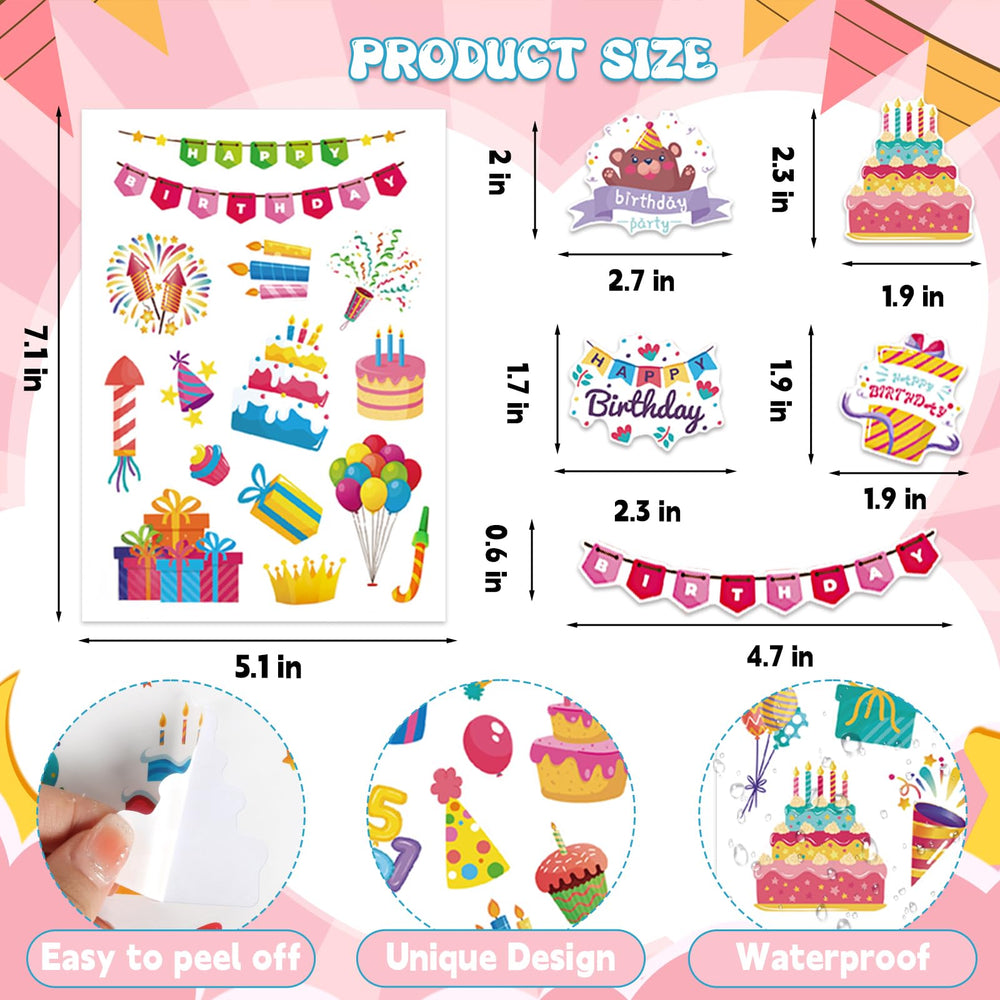 Chinyuti 315Pcs pack showcases eight styles for versatile decorating ideas.