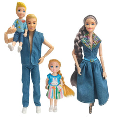 Chioldilly interactive family toy set for imaginative play.