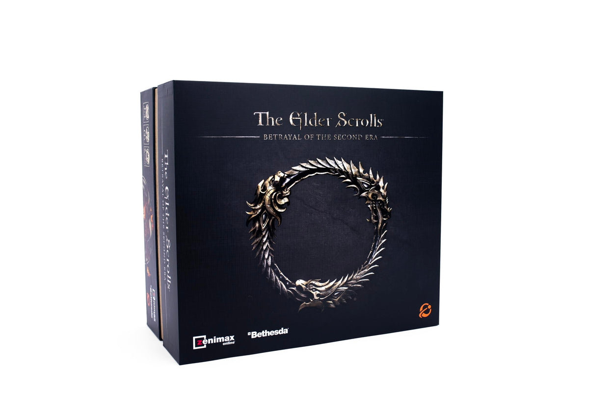 Chip Theory Games cover art for The Elder Scrolls Betrayal of the Second Era invites epic Tamriel campaigns.