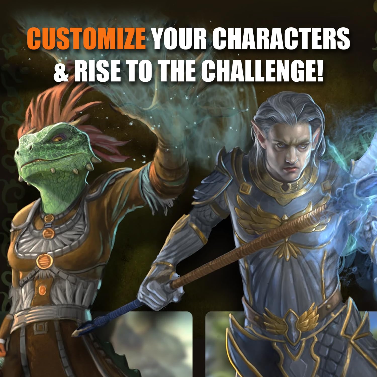 Side quest and guild icons to enrich branching narrative options.