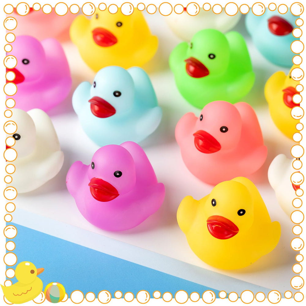 Chitidr glow ducks used as relaxing office desk decor