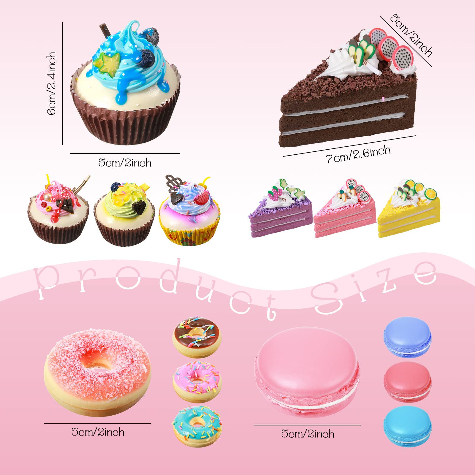 Chivao cupcakes: lifelike faux cupcakes for product photos and party decor